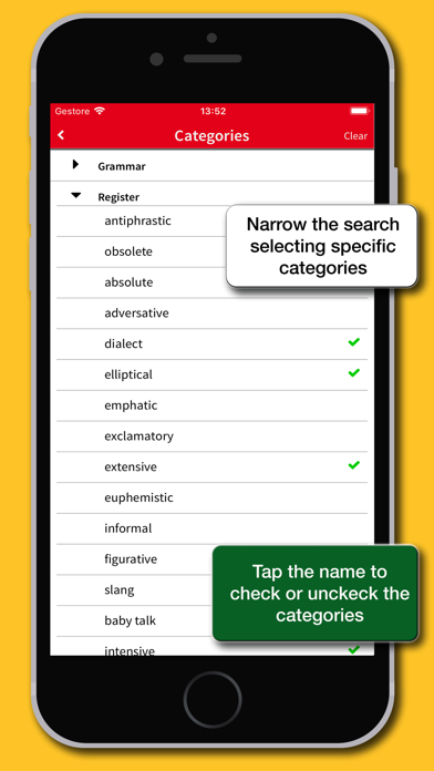 Dizionario Italiano Gabrielli Screenshot