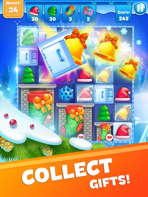 Christmas Sweeper 3: Match-3 iPad screenshot 6 - Games app