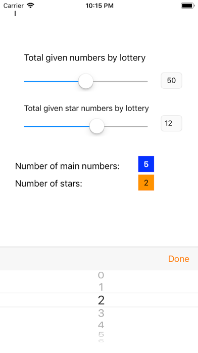 Lucky Numbers Generator Screenshot 3 of 3