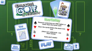 Crystal Golf Solitaire screenshot 1