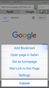 Isolate Browser screenshot