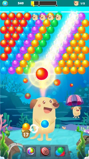 Bubble Shooter Dog Classic screenshot 1