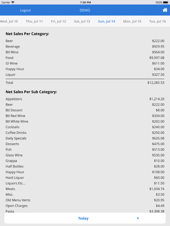 Pi Americas iPad screenshot 4 - Business app