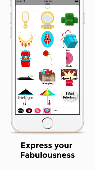 FancyMoji iPhone screenshot 2 - Stickers app