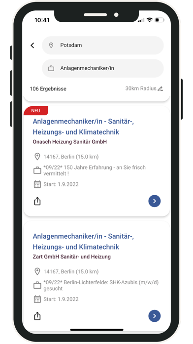 Azubi.click Screenshot