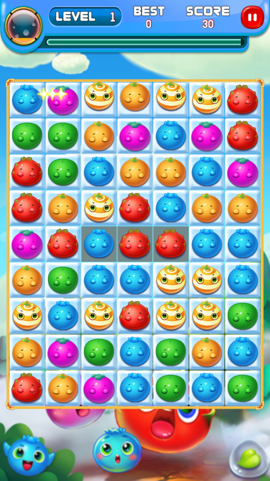 #5. Crazy Fruits Farm (iOS) By: Mostafa Saady