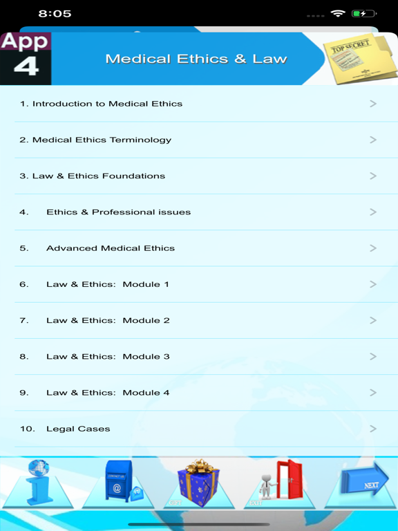 Biomedical Engineering  (BME) iPad screenshot