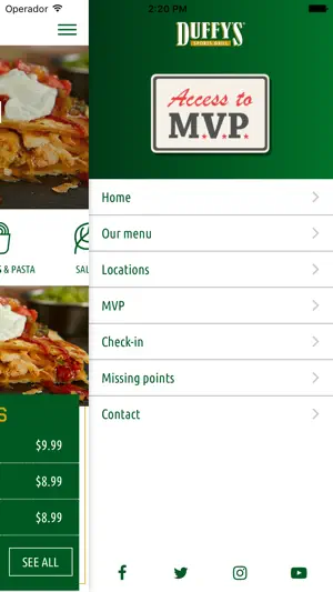 Duffy's MVP screenshot 2