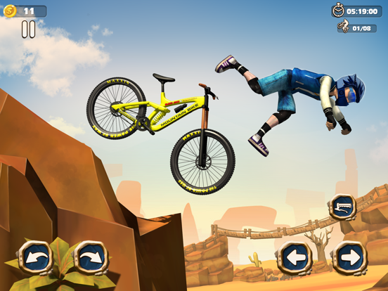 Dirt Bike Hill Racing Game iPad screenshot 5 - Games app