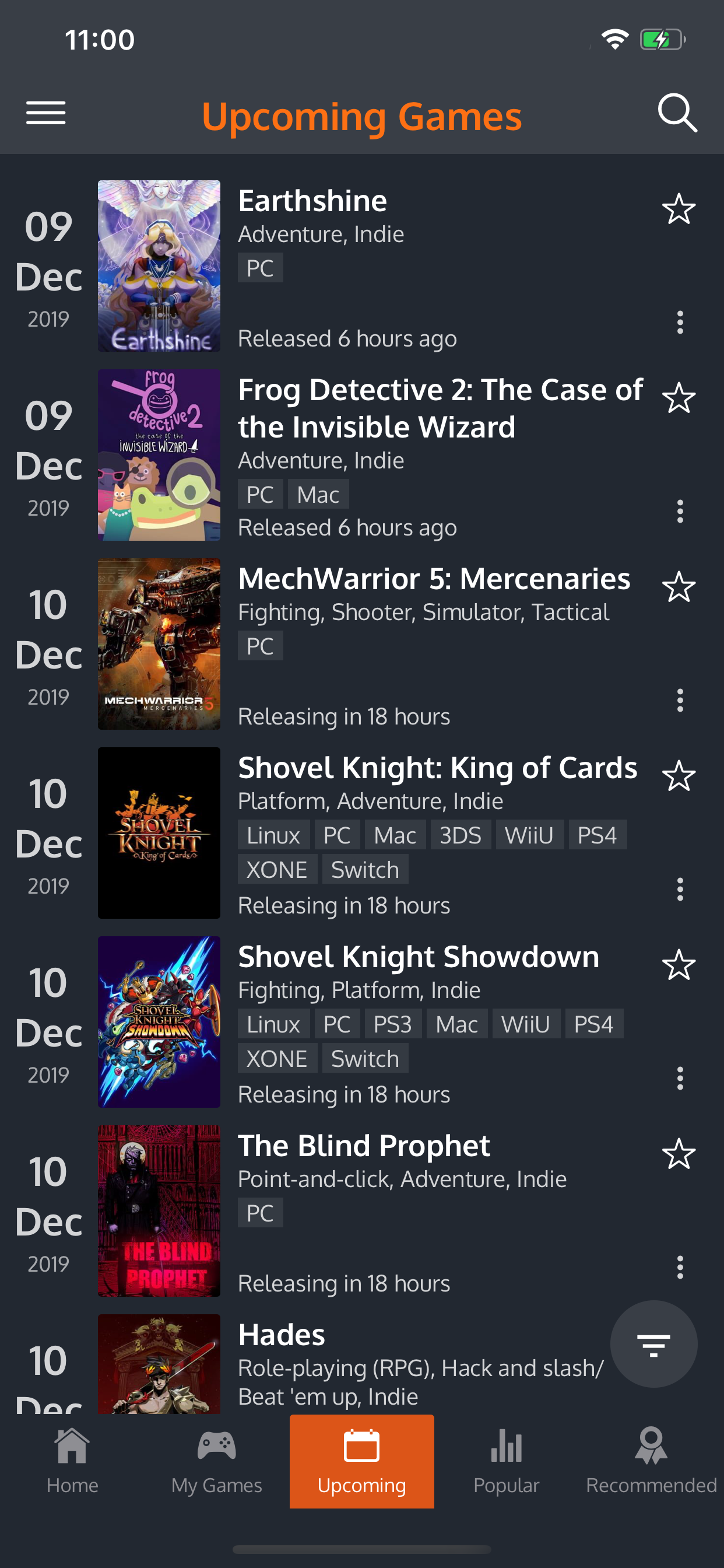 Games Tracker