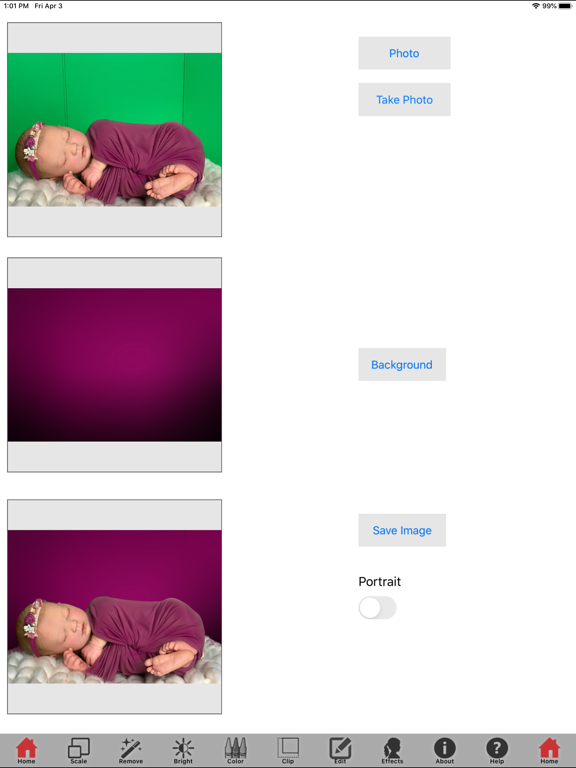 Screenshot #4 pour Green Screen Baby Studio