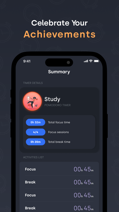 Focus Timer: Work & Study time Screenshot