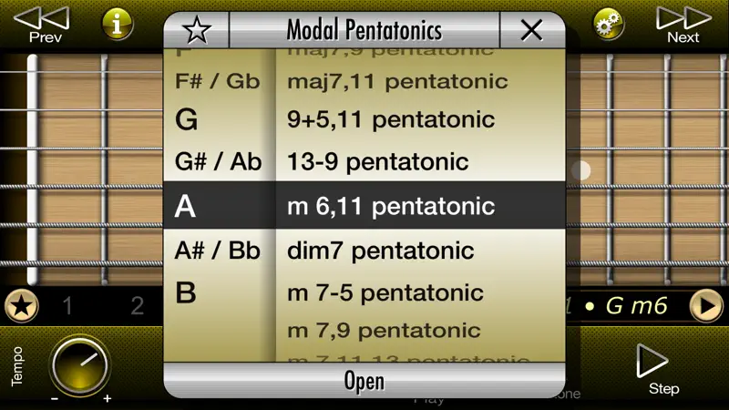 Guitar Modal Pentatonic Scales screenshot 4 of 8