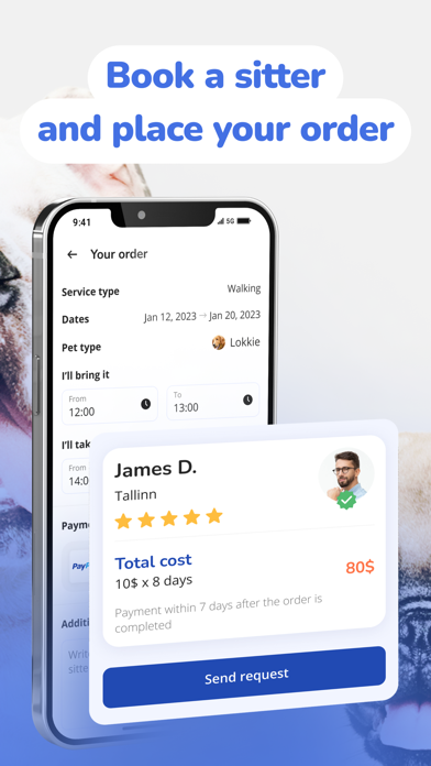 FanClaws—Dog Walkers & Sitters Screenshot
