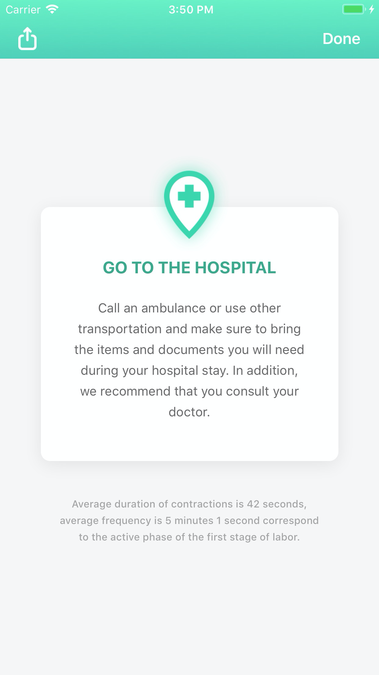 Contraction Timer & Counter 9m screenshot 5