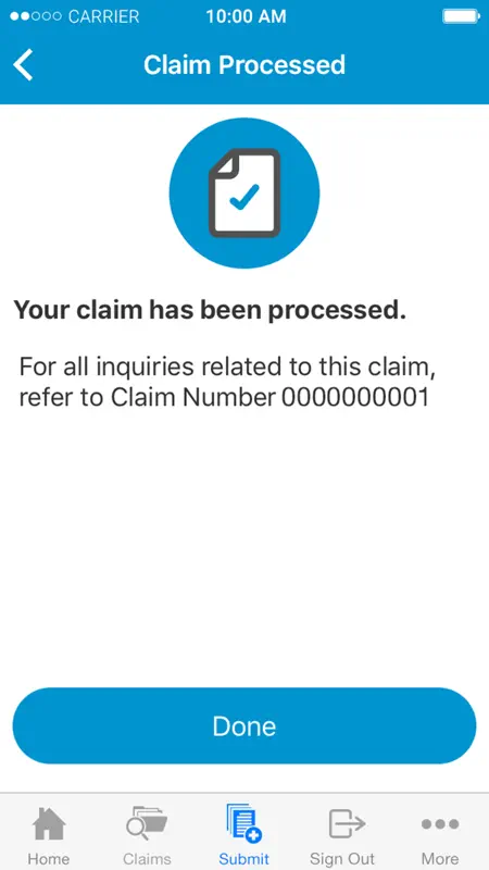 mybluecross® mobile screenshot 6 of 7