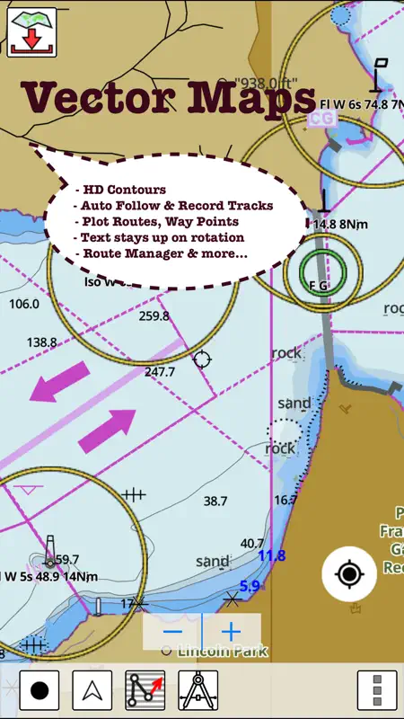Marine Navigation-USA Lake Map screenshot 5 of 5