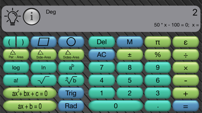 Calculator - Andulator iPhone screenshot
