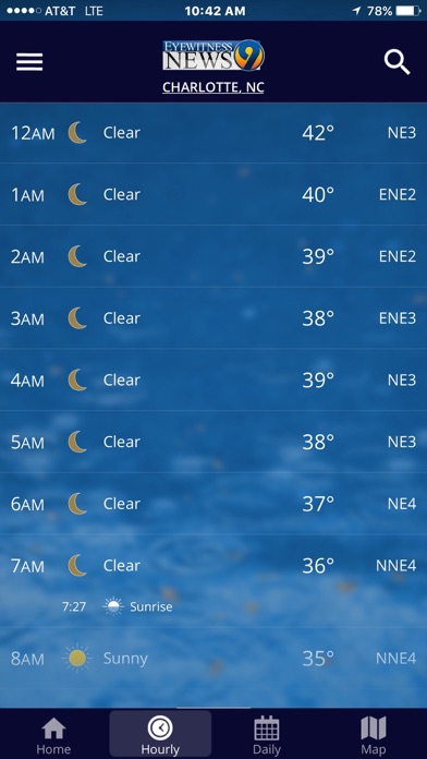 WSOC-TV Channel 9 Weather App Screenshot