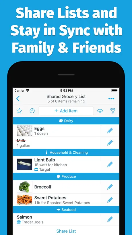 AnyList: Grocery Shopping List