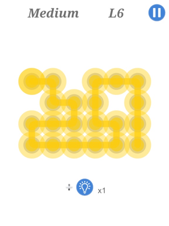 One Stroke Brain Puzzle iPad screenshot