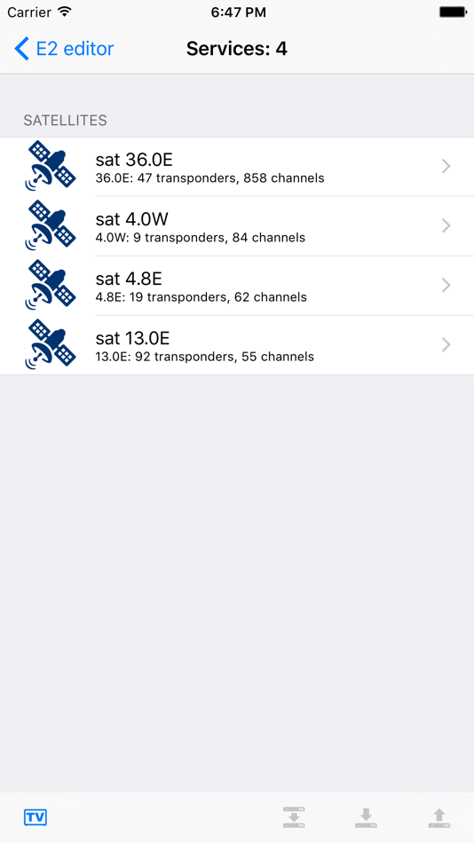 #5. Enigma2 Editor (iOS) Podle: Oleg Levkutnik