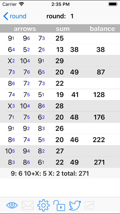 iArcheryScores Screenshot