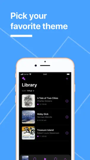 Captura de pantalla de Bound - Audiobook Player en iPhone 5