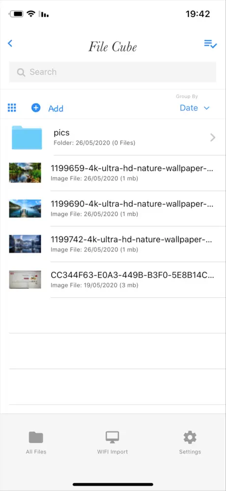 File Cube