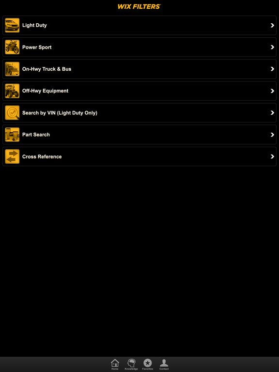 Wix Filters Mobile Catalog
