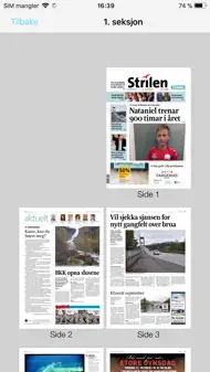 Strilen eAvis iphone bilder 2