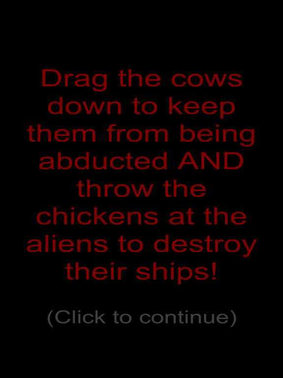 Cows and Aliens iPad screenshot
