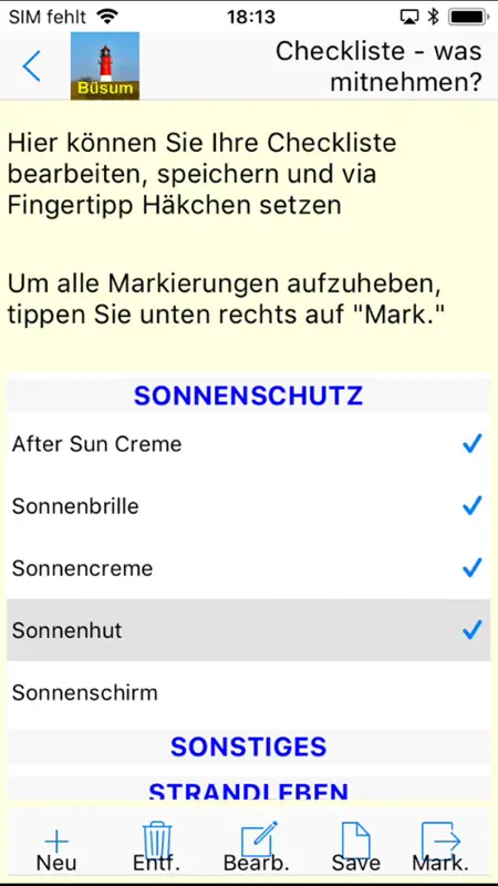 Büsum Urlaubs App screenshot 7 of 10
