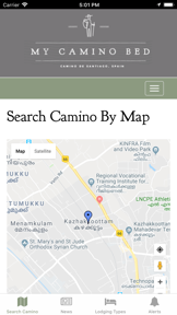 Camino de Santiago Hotels screenshot