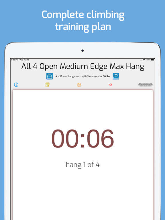 Screenshot #5 pour ClimbingCoach Training