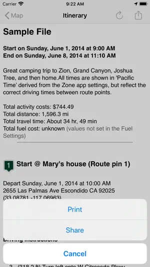 Road Trip Planner Viewer screenshot 3