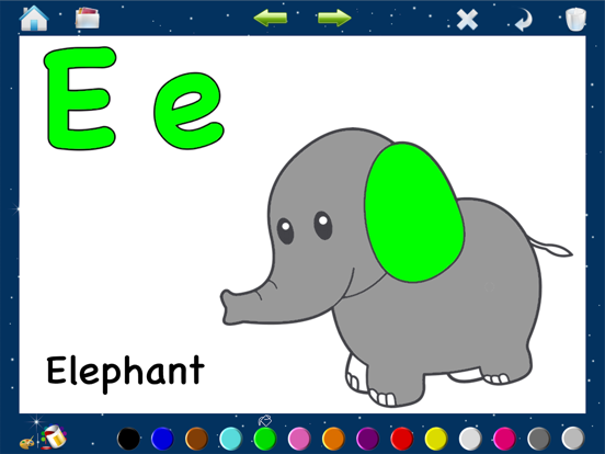Coloring Book Letters: Animal iPad screenshot 5 - Games app