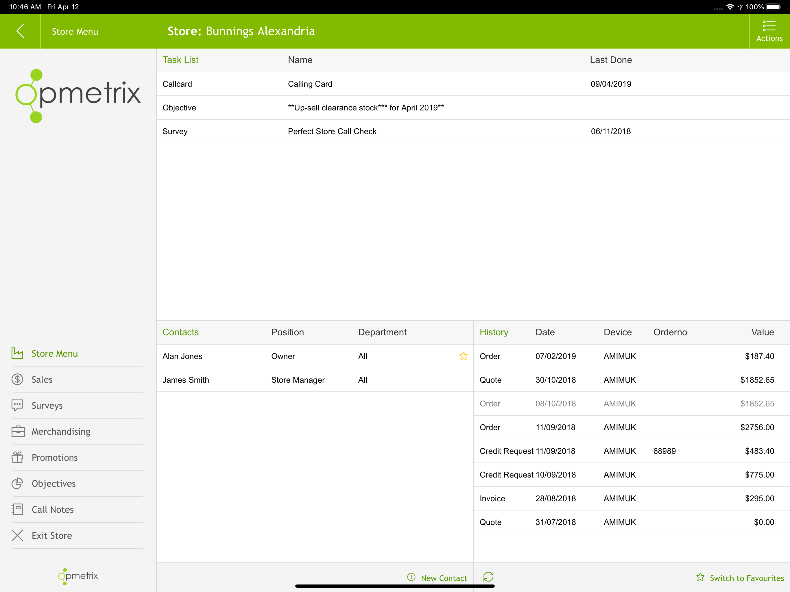 Opmetrix