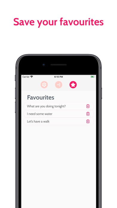 Screenshot 4 of AAC Text to Speech TTS Dinata App