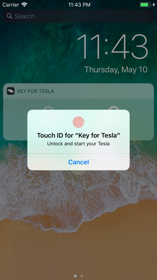 #2. Key for Tesla (iOS) By: Joao Nunes