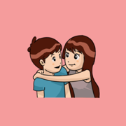 Romantic Couples Love Stickers