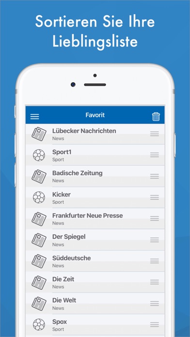 Screenshot #3 pour Nachrichten Deutsche Aktuelle