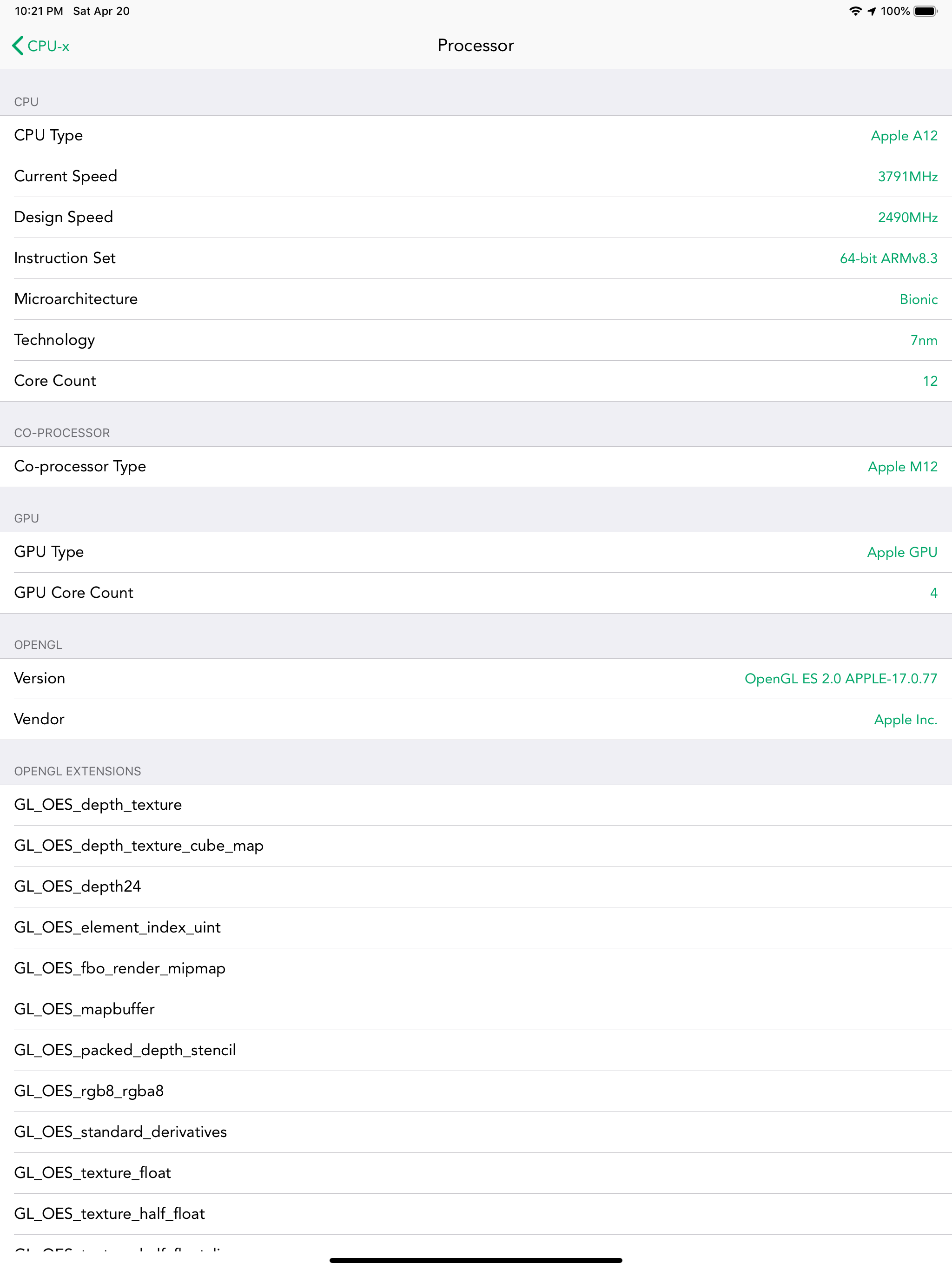 CPU-x Dasher z Battery life