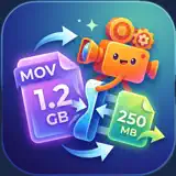 Squeeze - Compresseur Vidéo - Icône de l’app