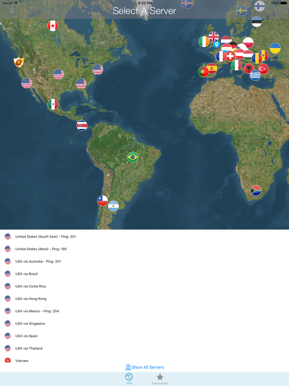 Global VPN iPad screenshot 4 - Utilities app
