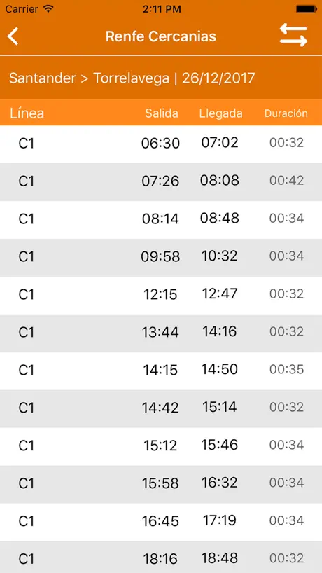 Horarios Transporte Cantabria