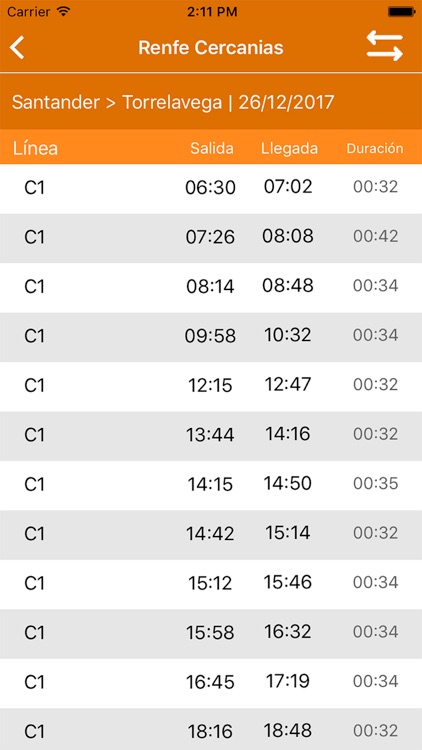 Horarios Transporte Cantabria screenshot-3