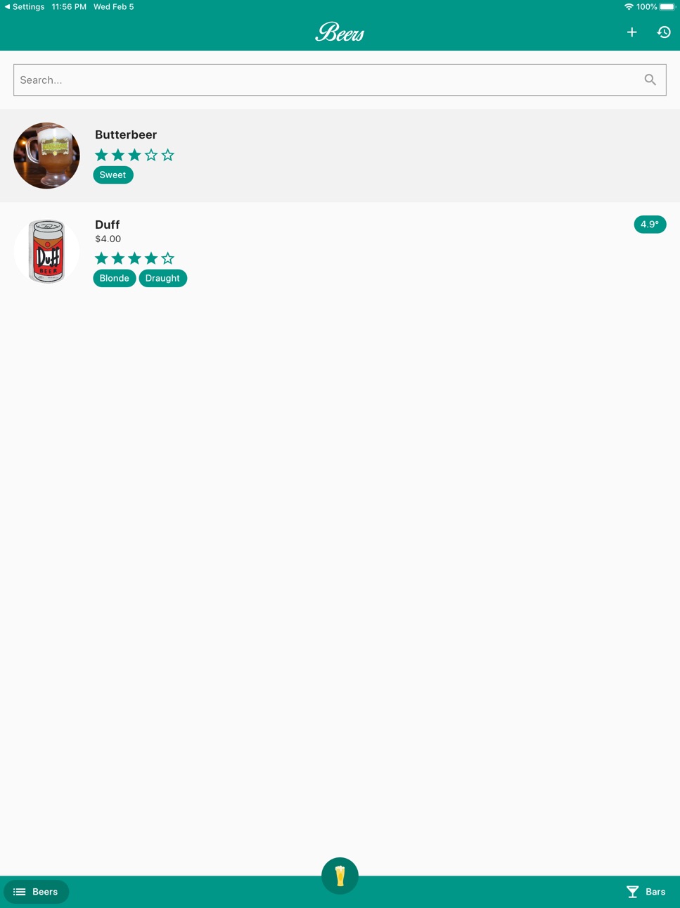 iPad screenshot