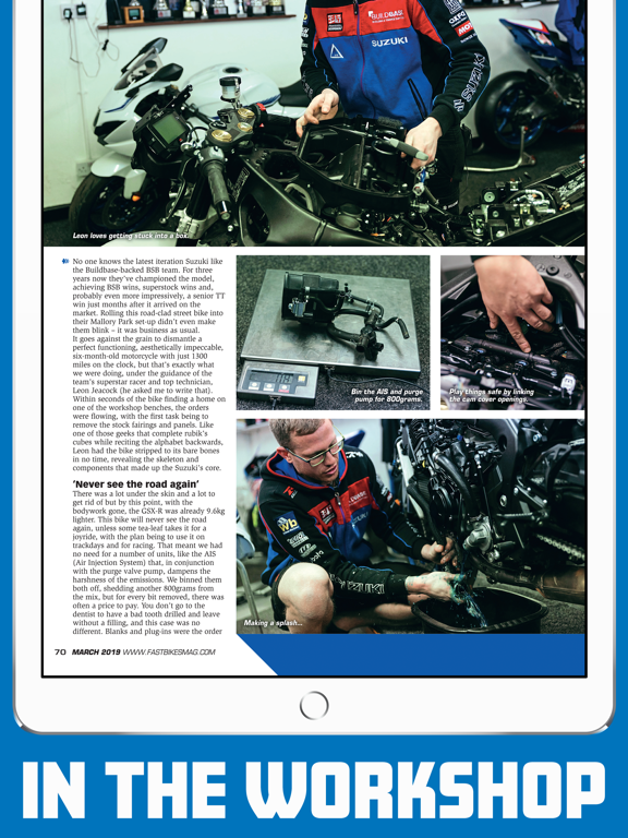 Fast Bikes Magazine iPad screenshot 4 - Lifestyle app