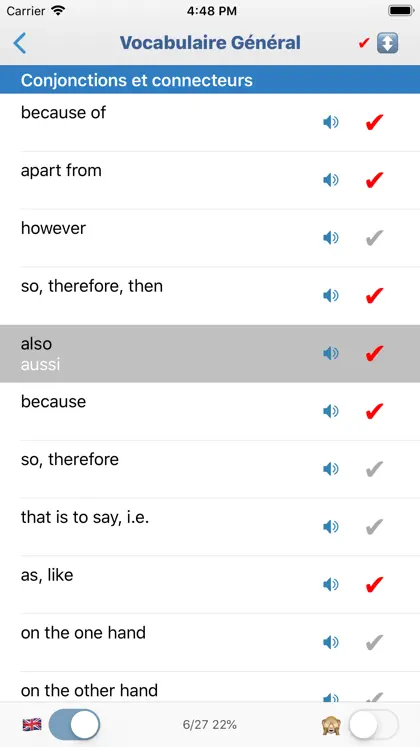 Vocabulaire Anglais - Cramit screenshot 5 of 6
